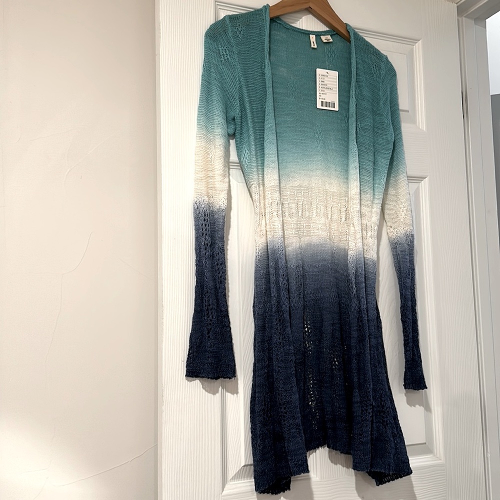 Lightweight Anthropologie coastal cardigan